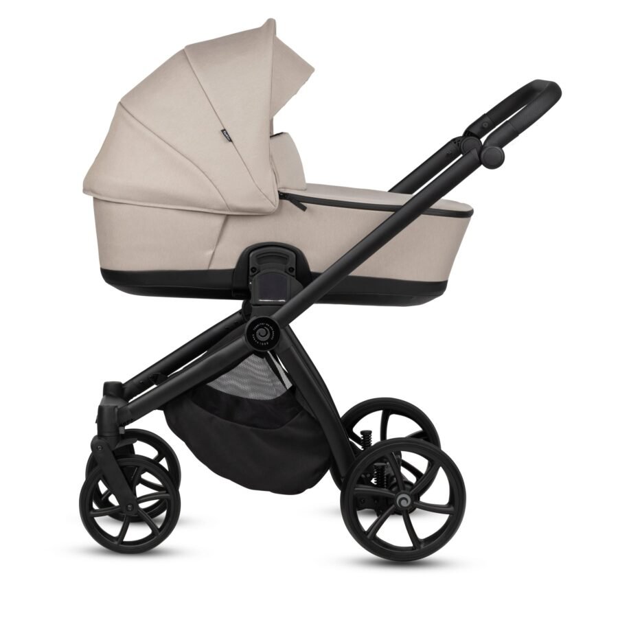 Tutis Mio3+ Thermo ratiņi 4in1 Moon Rock (611) + Tutis Elo Lux i-Size autokrēsliņš un ISOFIX bāze