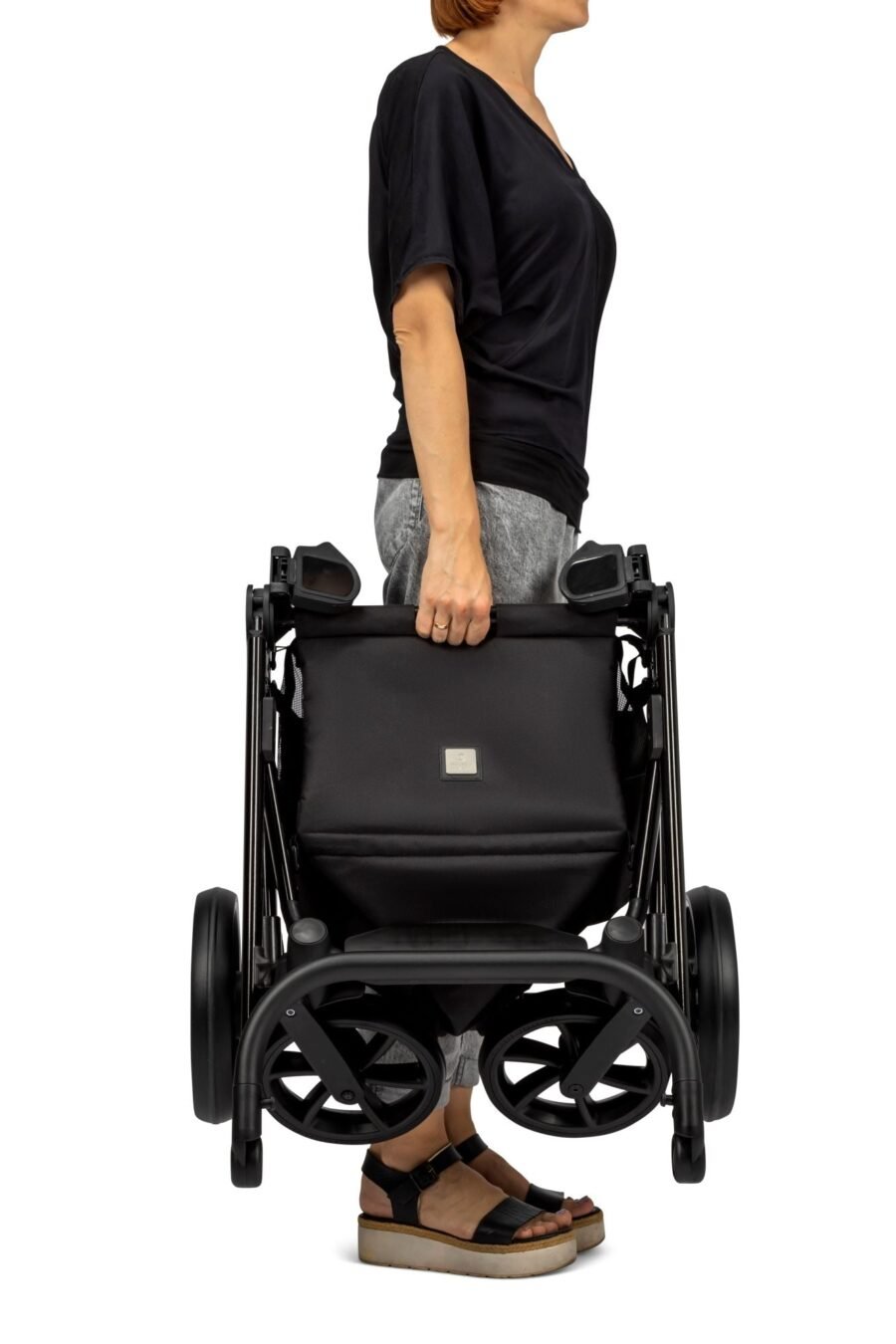 Tutis Mio3+ Thermo ratiņi 4in1 Moon Rock (611) + Tutis Elo Lux i-Size autokrēsliņš un ISOFIX bāze