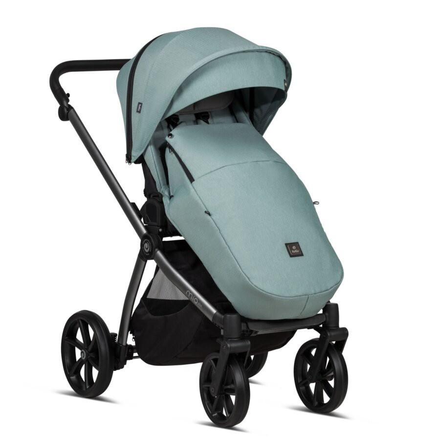 Tutis Mio3+ Thermo ratiņi 4in1 Moon Rock (611) + Tutis Elo Lux i-Size autokrēsliņš un ISOFIX bāze