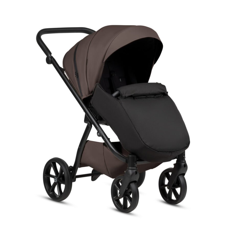 Tutis Uno6+ Leather universālie ratiņi 2in1 Cioccolata (177)