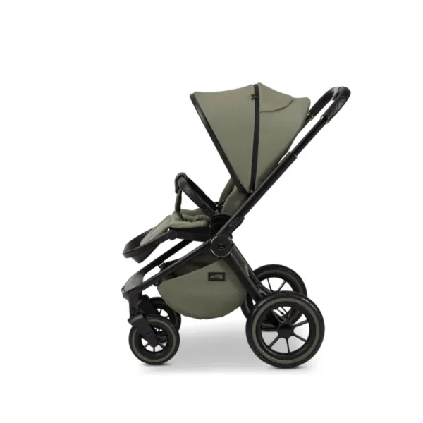 Moon PIU universālie ratiņi 2in1 Moss Anthrazit/Black Chrome
