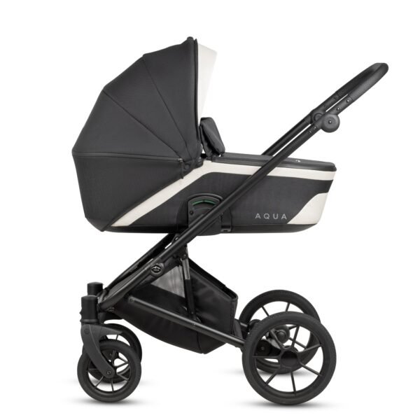 AquaV.2Black363 Noordi AQUA v.2 universālie ratiņi 2in1 Black (636)