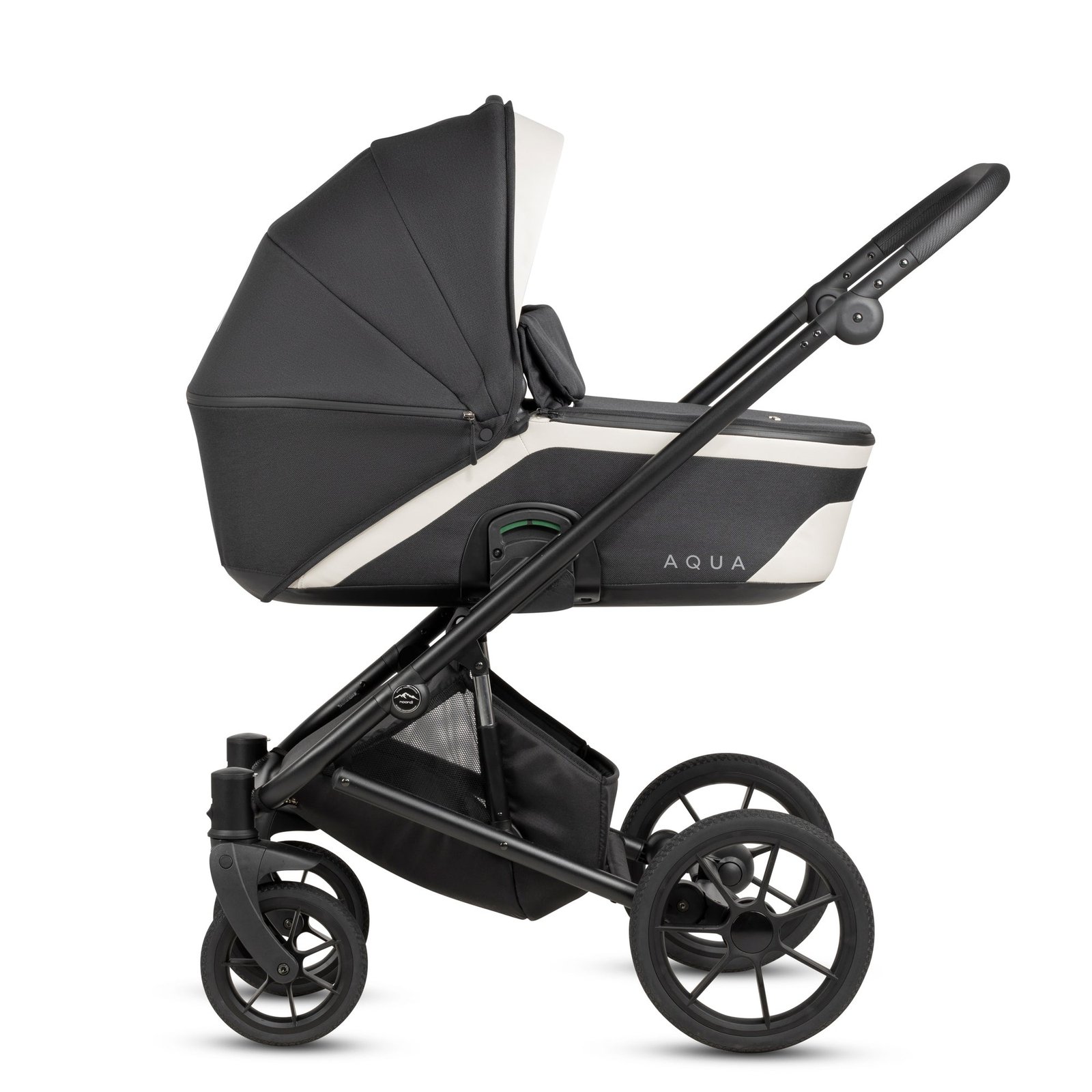 Noordi AQUA v.2 universālie ratiņi 2in1 Black (636)