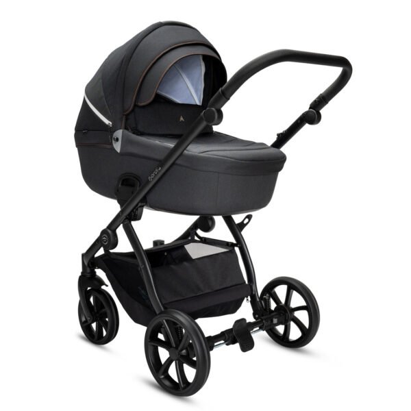 Noordi Fjordi V2 universālie ratiņi 2in1 Voyager Black (815)