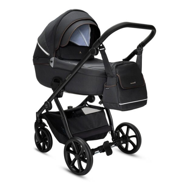 Noordi Fjordi V2 universālie ratiņi 2in1 Voyager Black (815)