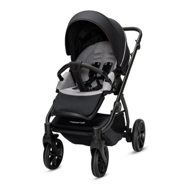 Noordi Fjordi V2 universālie ratiņi 2in1 Voyager Black (815)