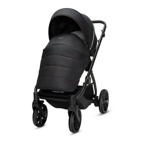 Noordi Fjordi V2 universālie ratiņi 2in1 Voyager Black (815)