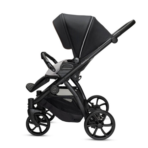 Noordi Fjordi V2 universālie ratiņi 2in1 Voyager Black (815)
