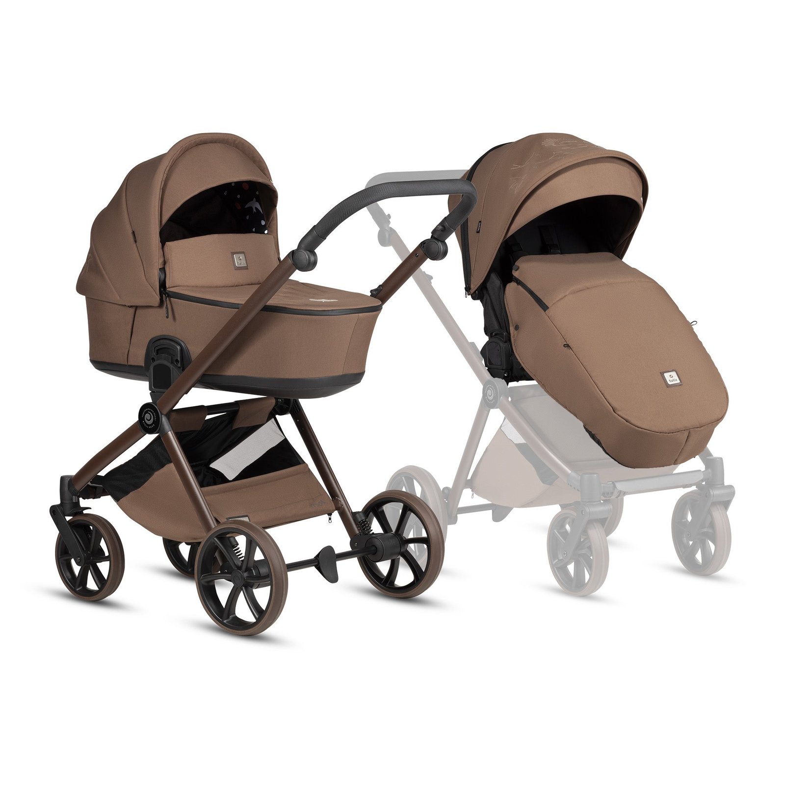 Tutis Mio3+ Thermo Brown Limited Edition universālie ratiņi 2in1 (016)