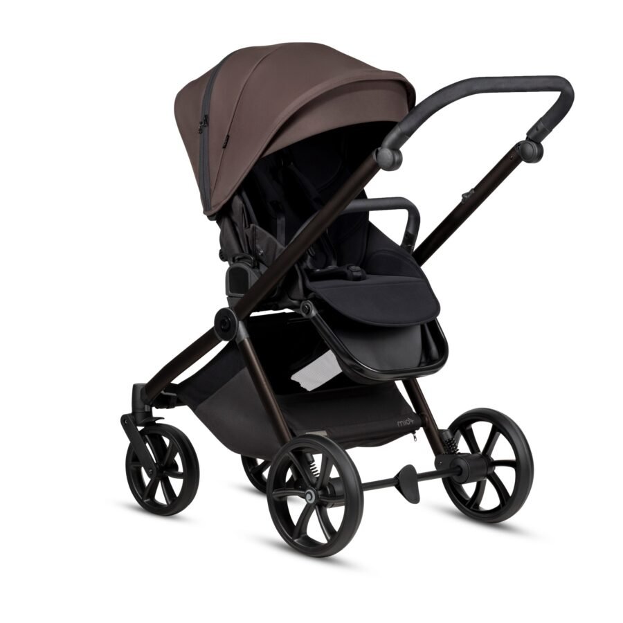Tutis Mio3+ Thermo universālie ratiņi 2in1 Coffee Brown (024)
