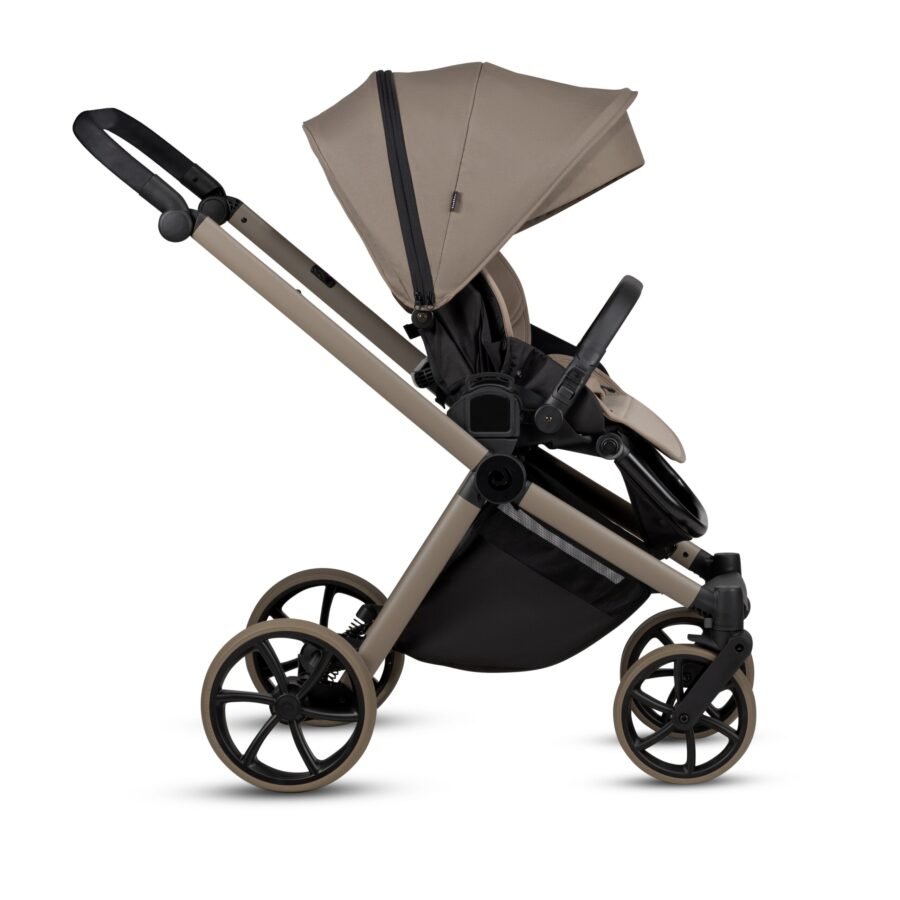 Tutis Mio3+ Thermo universālie ratiņi 2in1 Deep Taupe (078)