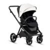 Tutis Mio3+ Thermo Leather Collection universālie ratiņi 2in1 Silver Grey (200)