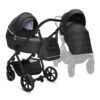 Noordi Fjordi V2 universālie ratiņi 2in1 Voyager Black (815)