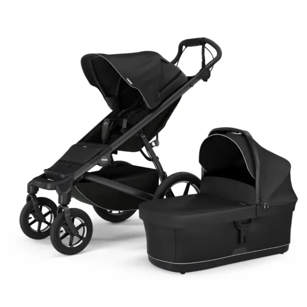 Thule_Urban_Glide4_Kombikinderwagen_Black_4 Thule Urban Glide 4-wheel universālie ratiņi 2in1 Black