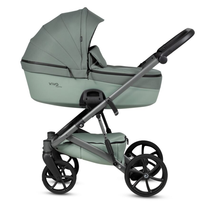 Tutis Viva6+ universālie ratiņi 2in1 Sage (039)