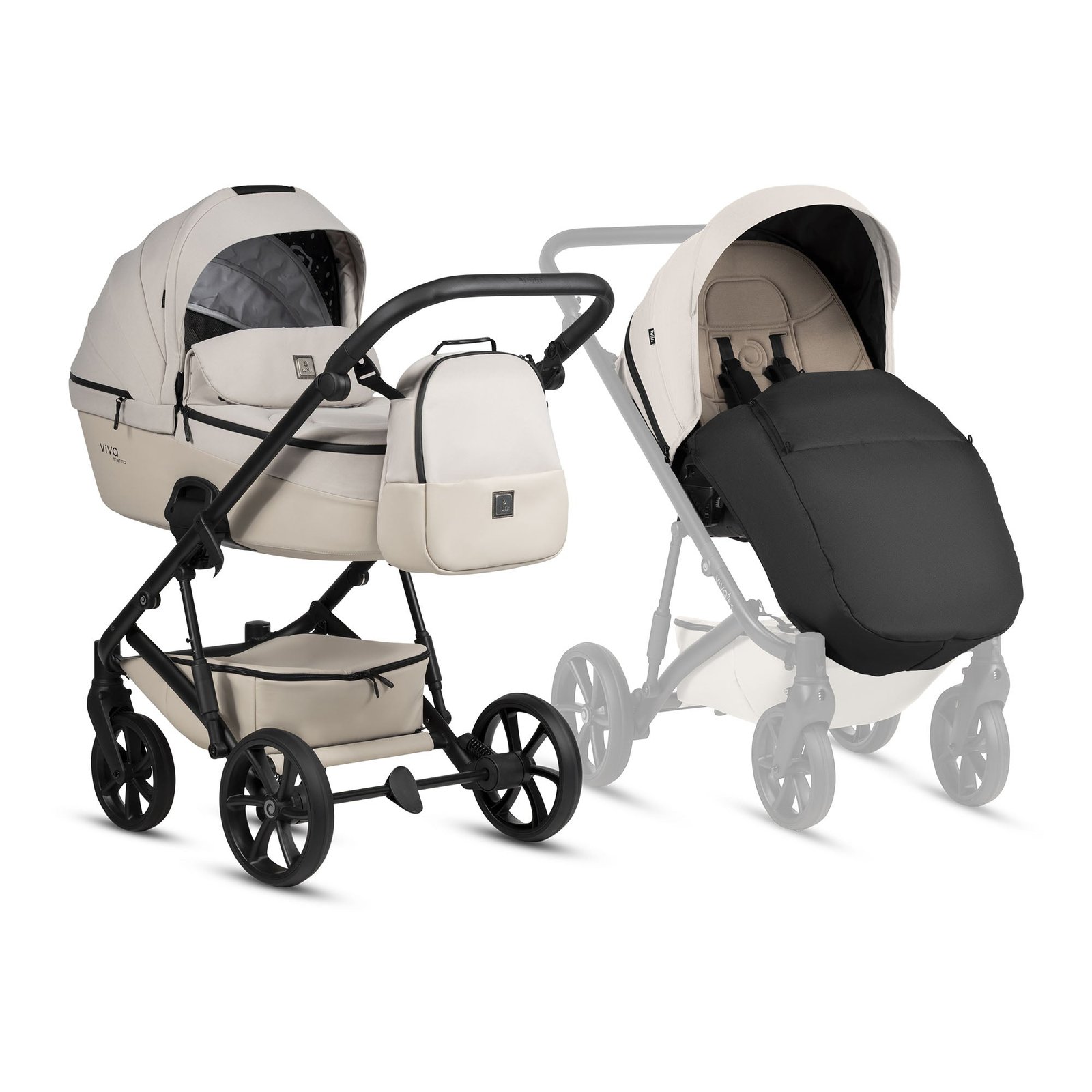 Tutis Viva6+ universālie ratiņi 2in1 (058)