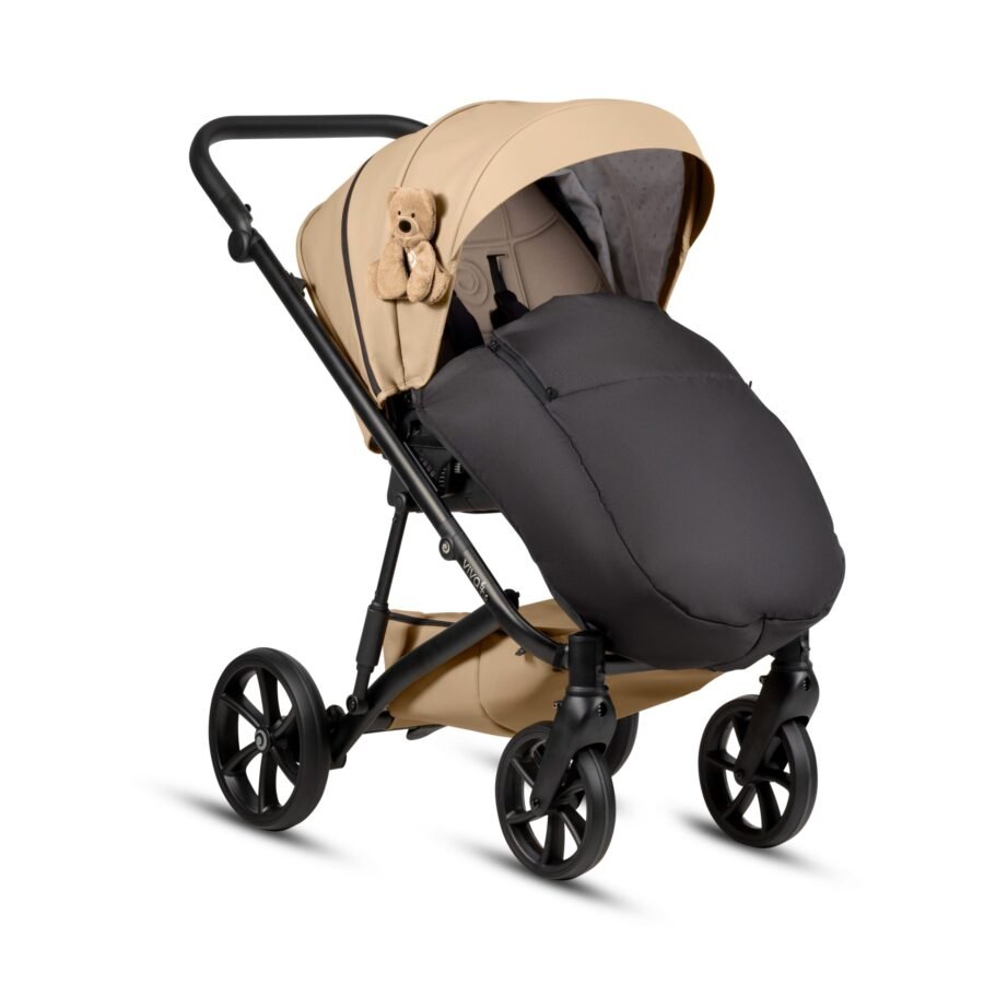Tutis Viva6+ Teddy Limited Edition universālie ratiņi 2in1 Creamy (111)