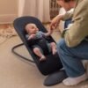 BabyBjörn Begin šūpuļkrēsls – Dark Grey Mesh – foto 5
