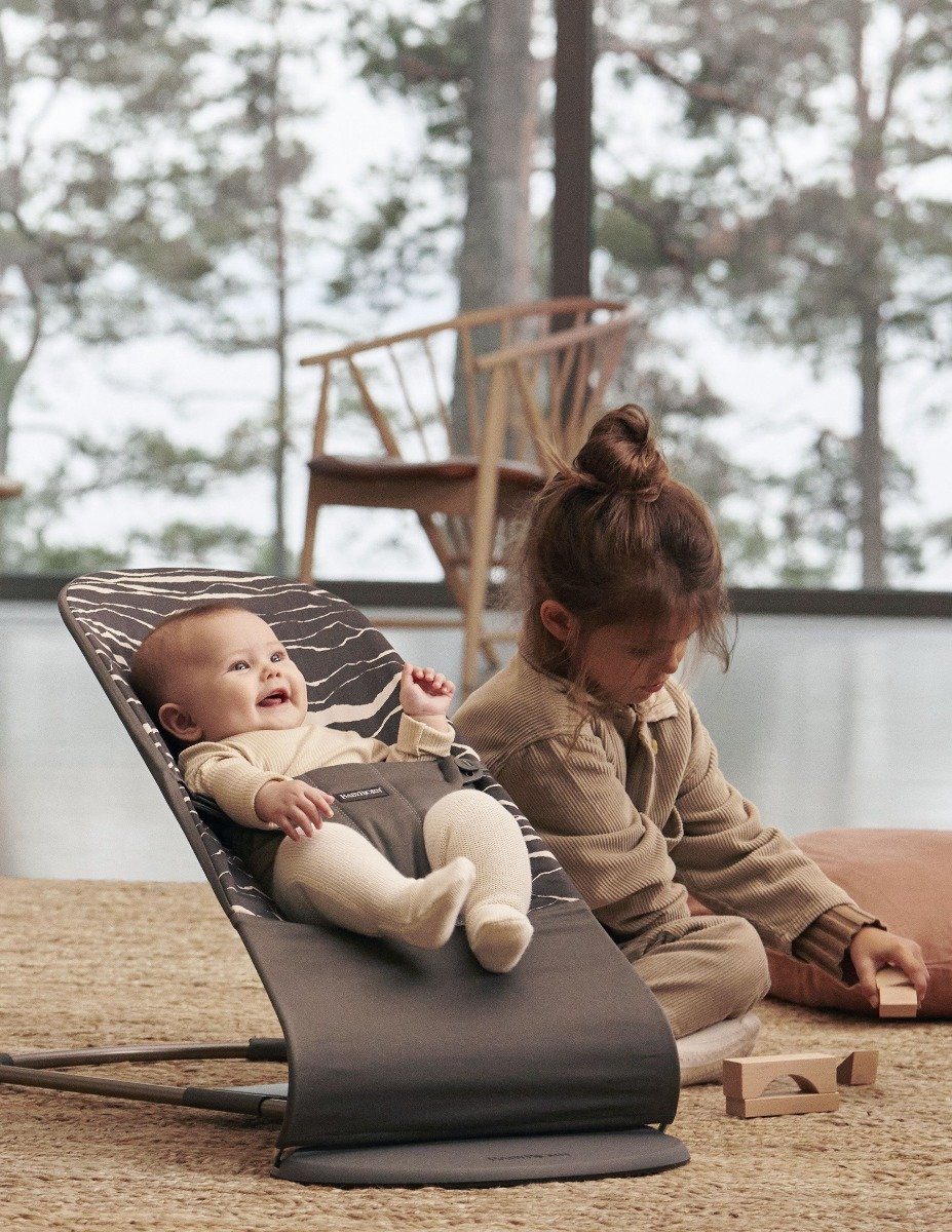 BabyBjörn Bliss šūpuļkrēsls – Landscape Anthracite – foto 2