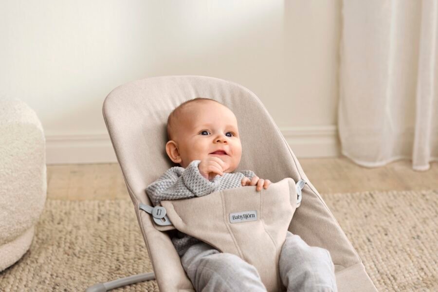 BabyBjörn Bliss šūpuļkrēsls – Light Beige Melange – foto 3