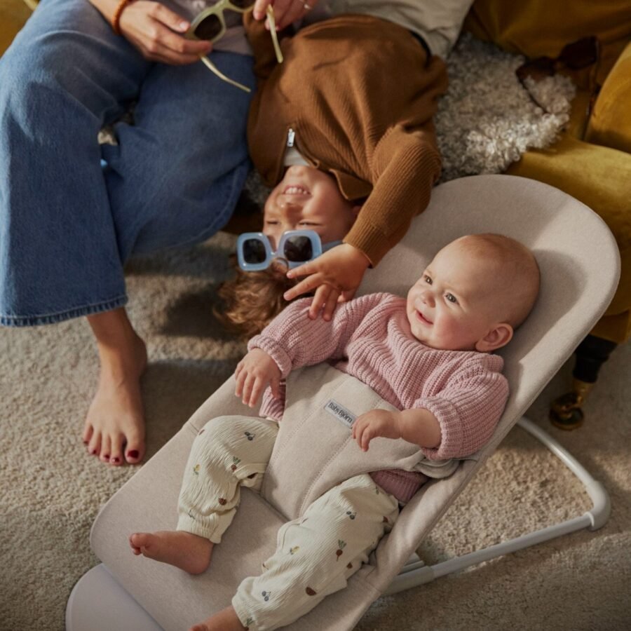 BabyBjörn Bliss šūpuļkrēsls – Light Beige Melange – foto 6