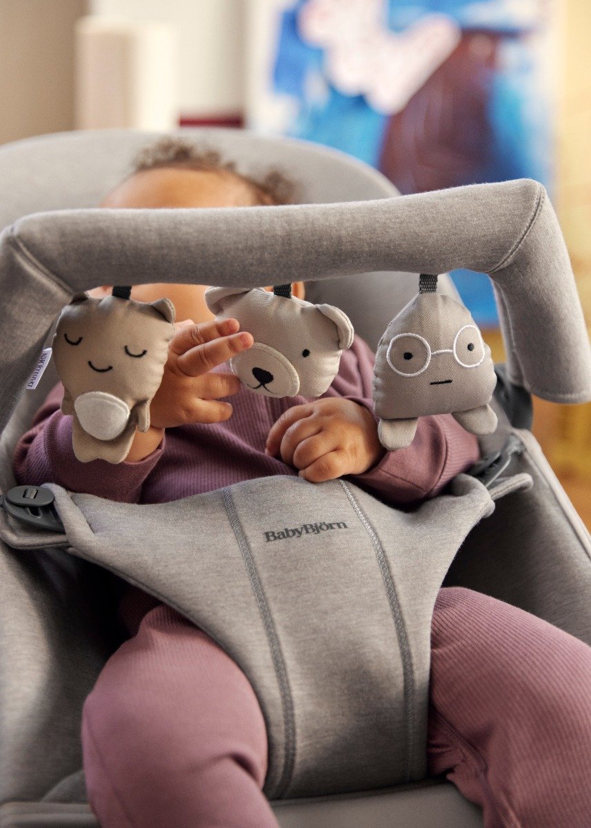 BabyBjörn Bliss šūpuļkrēsls – Sand Grey 3D Jersey – foto 4
