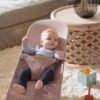 BabyBjörn Bliss šūpuļkrēsls – Dusty Pink Mesh – foto 2