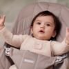 BabyBjörn Bliss šūpuļkrēsls – Sand Grey Woven Petal Quilt – foto 4