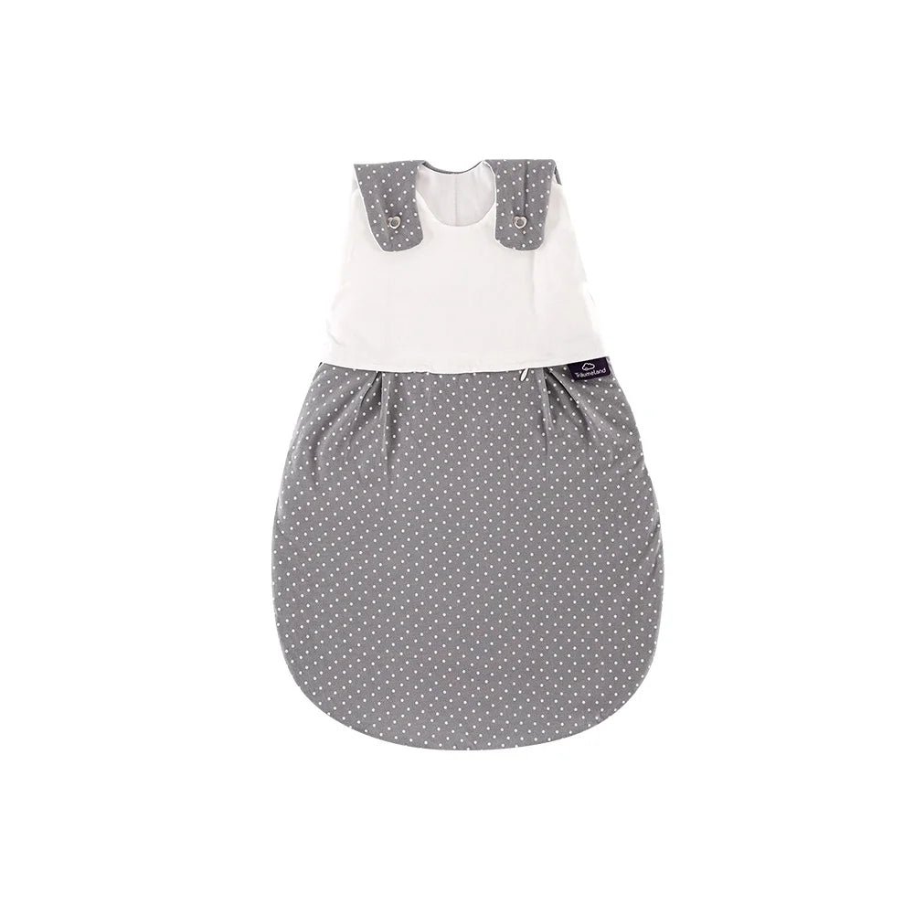 01-schlafsack-puenktchen-grau-gesamtansicht_cb5b9903-0108-40c5-839a-25d5dd24a490.jpg Traumeland Liebmich zīdaiņu guļammaiss – Little Dots Grey – 80/86 cm