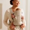 BabyBjörn Mini Woven ķengursoma Beige