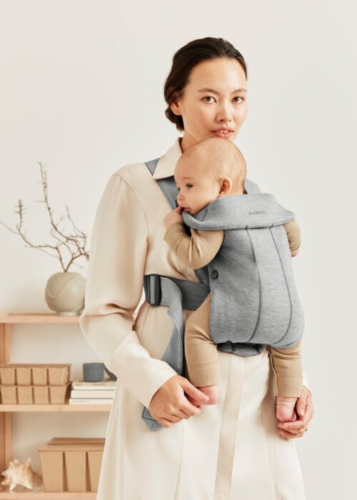 BabyBjörn Mini 3D Jersey ķengursoma Light Grey
