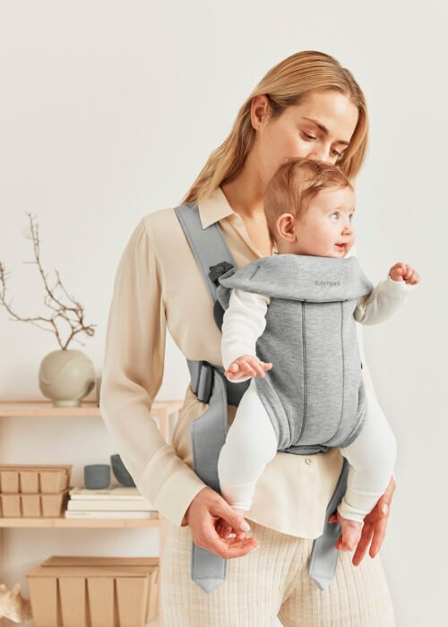 BabyBjörn Mini 3D Jersey ķengursoma Light Grey