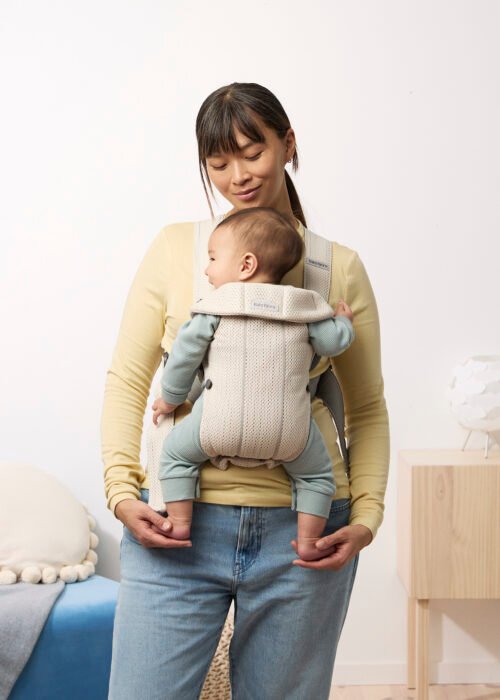 BabyBjörn Mini 3D Mesh ķengursoma Cream