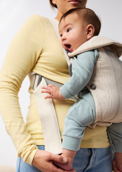 BabyBjörn Mini 3D Mesh ķengursoma Cream