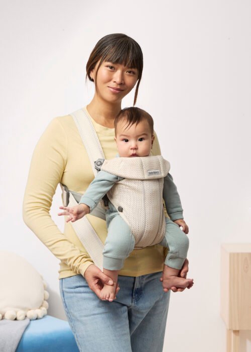 BabyBjörn Mini 3D Mesh ķengursoma Cream