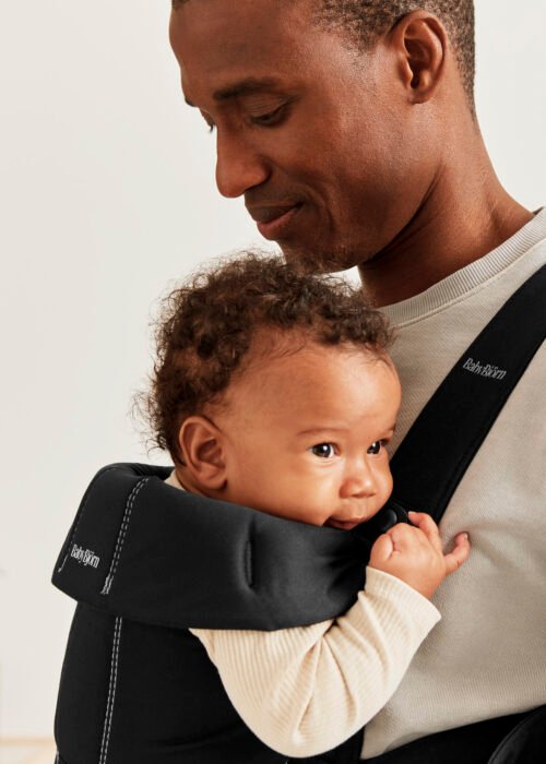 BabyBjörn Mini Woven ķengursoma Black