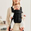 BabyBjörn Mini Woven ķengursoma Black