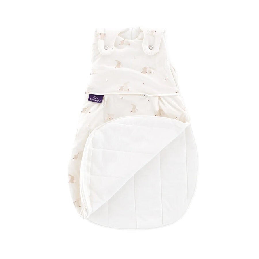 Traumeland Liebmich zīdaiņu guļammaiss – Hophop Bunny Beige – 62/68 cm – foto 6