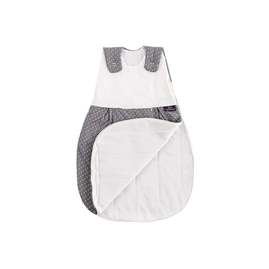 Traumeland Liebmich zīdaiņu guļammaiss – Little Dots Grey – 80/86 cm – foto 6