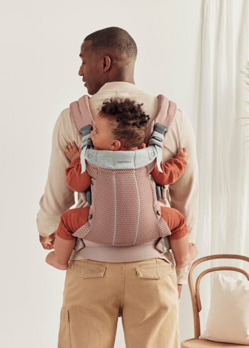 BabyBjörn Harmony 3D Mesh ķengursoma Dusty Pink
