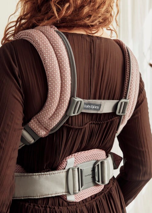 BabyBjörn Harmony 3D Mesh ķengursoma Dusty Pink
