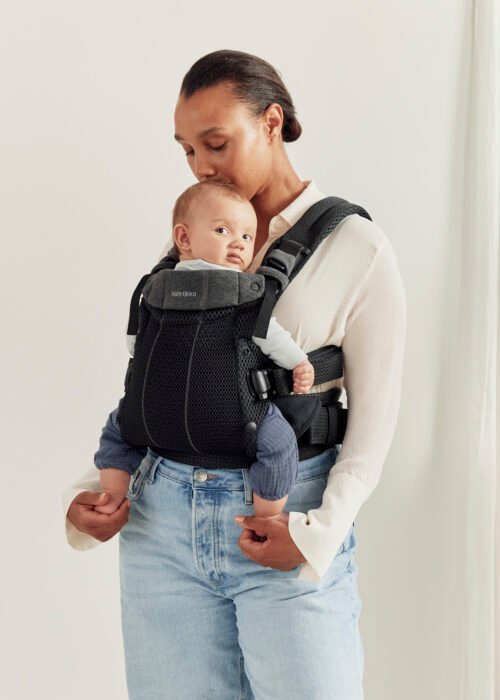 BabyBjörn Harmony 3D Mesh ķengursoma Black