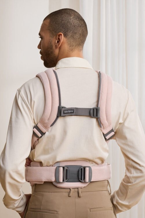 BabyBjörn Harmony Woven Melange ķengursoma Light Pink