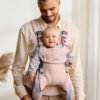 BabyBjörn Harmony Woven Melange ķengursoma Light Pink