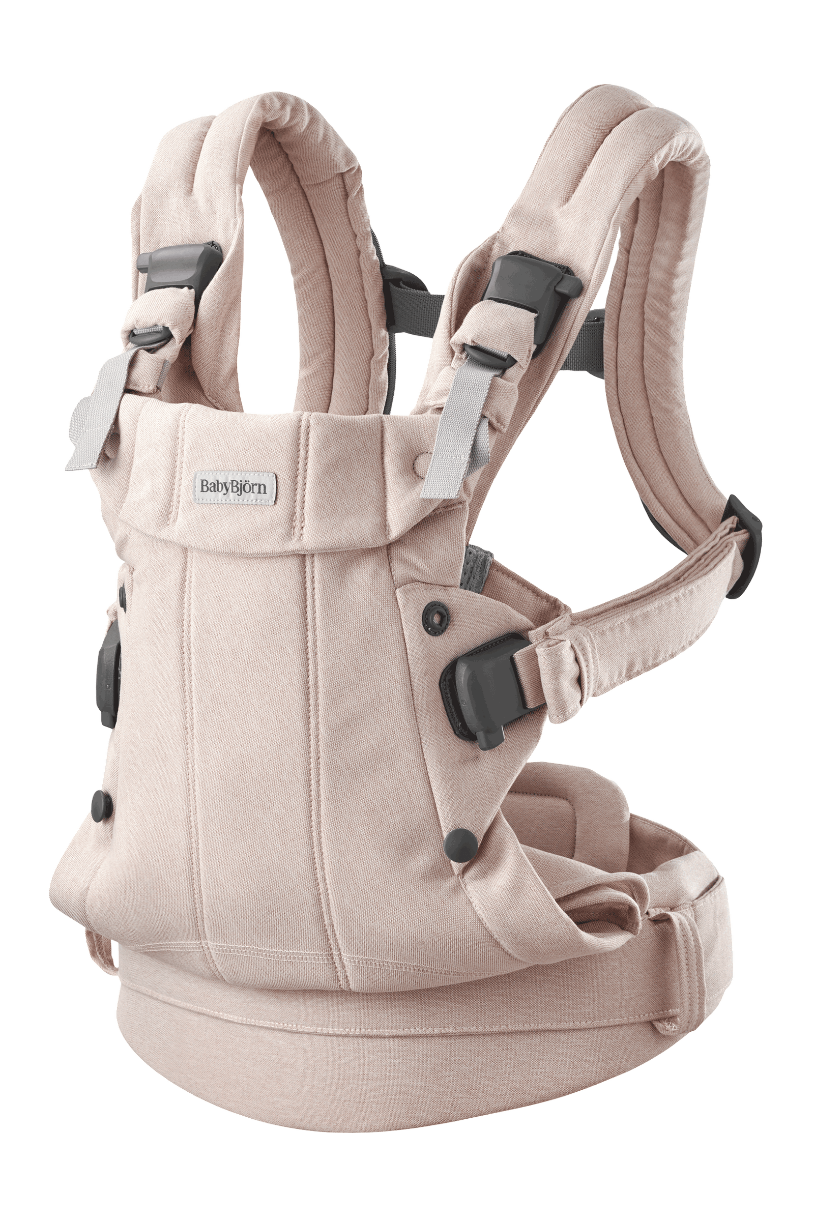 088028-baby-carrier-harmony-woven-light-pink-melange-pp-babybjorn.png BabyBjörn Harmony Woven Melange ķengursoma Light Pink