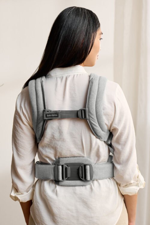 BabyBjörn Harmony Woven Melange ķengursoma Light Grey