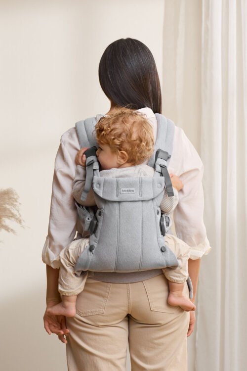 BabyBjörn Harmony Woven Melange ķengursoma Light Grey