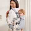 BabyBjörn Harmony Woven Melange ķengursoma Light Grey