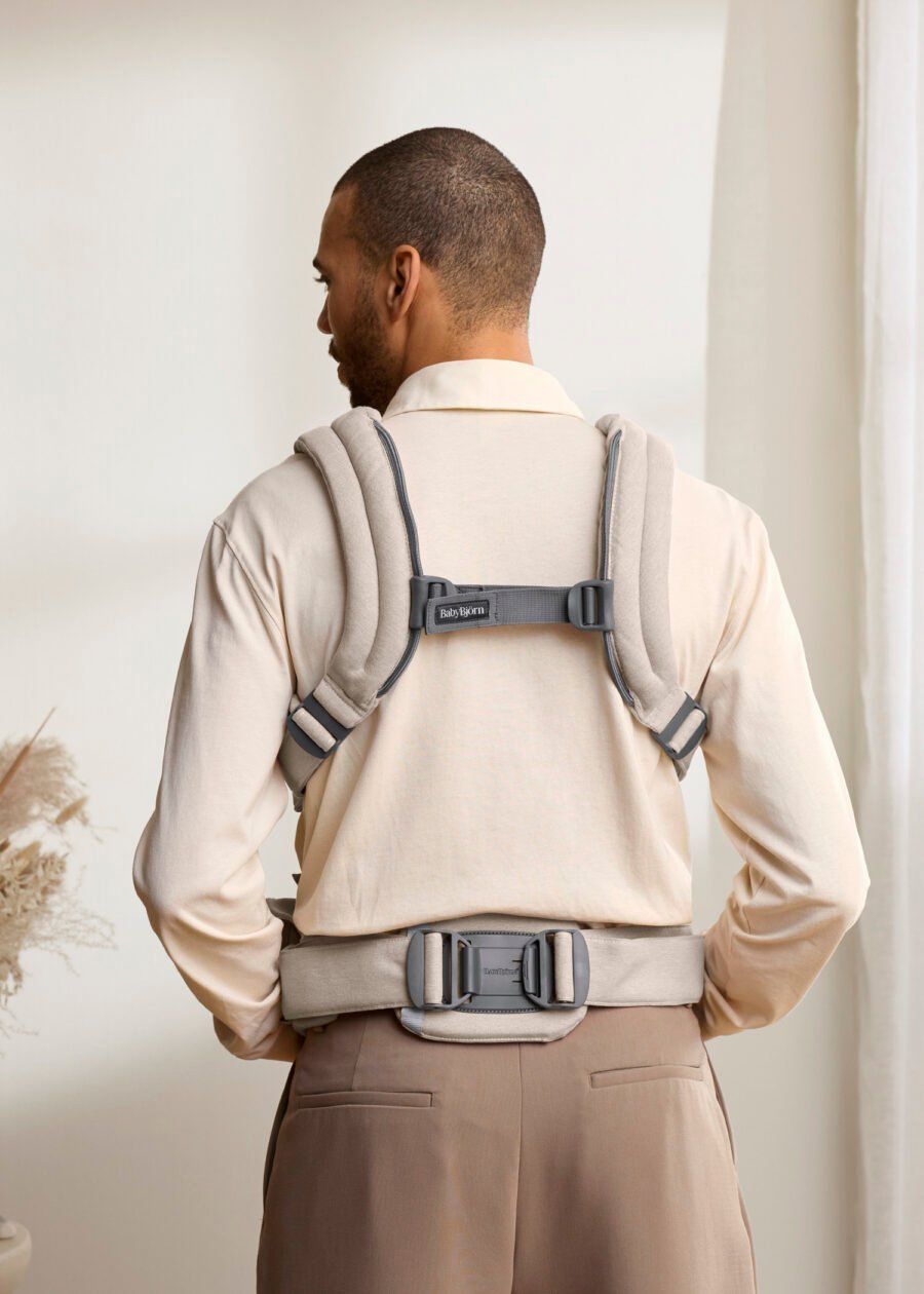 BabyBjörn Harmony Woven Melange ķengursoma Light Beige
