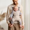BabyBjörn Harmony Woven Melange ķengursoma Light Beige